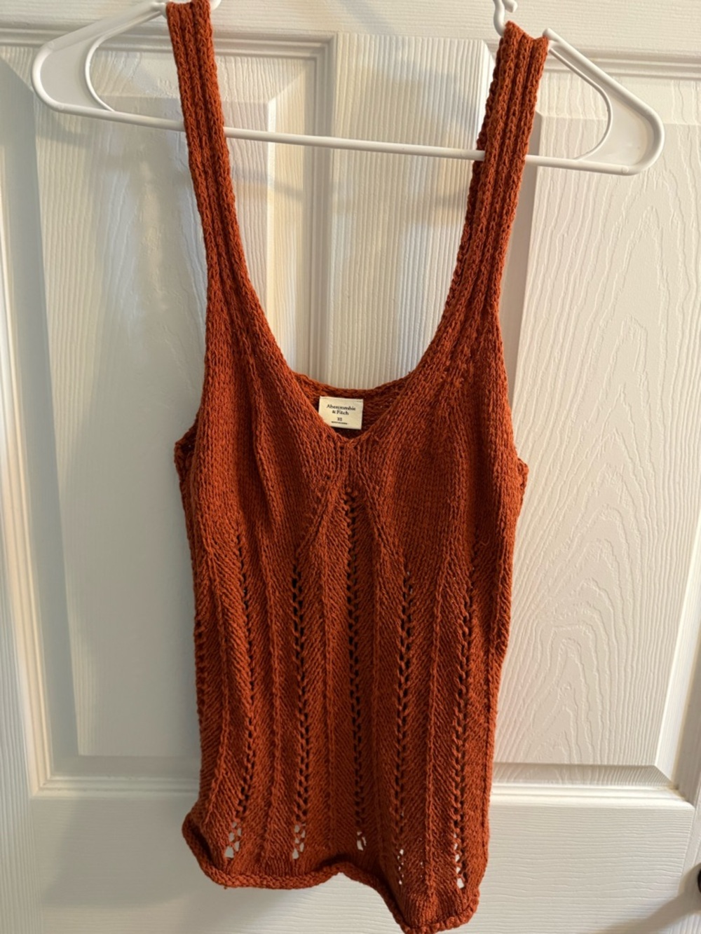 Abercrombie & Fitch Rust Orange Knit Tank